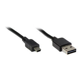 GoodConnections Cable USB 2.0 A a Mini B Macho Negro 1 m