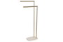 DKD Home Decor Toallero de Pie Doble Mate Dorado
