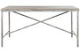 DKD Home Decor Mesa de Comedor Mango y Hierro 240x90x78,5 Blanco