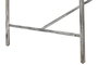 DKD Home Decor Mesa de Comedor Mango y Hierro 240x90x78,5 Blanco