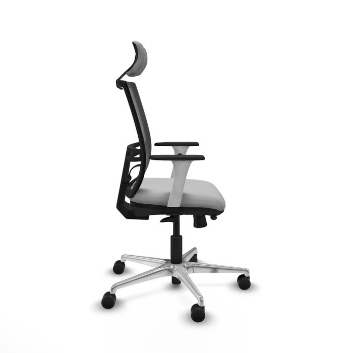 PIQUERAS Y CRESPO Silla de oficina Yunquera Gris claro y Negro PIQUERAS Y CRESPO Silla de oficina Yunquera Gris claro y Negro