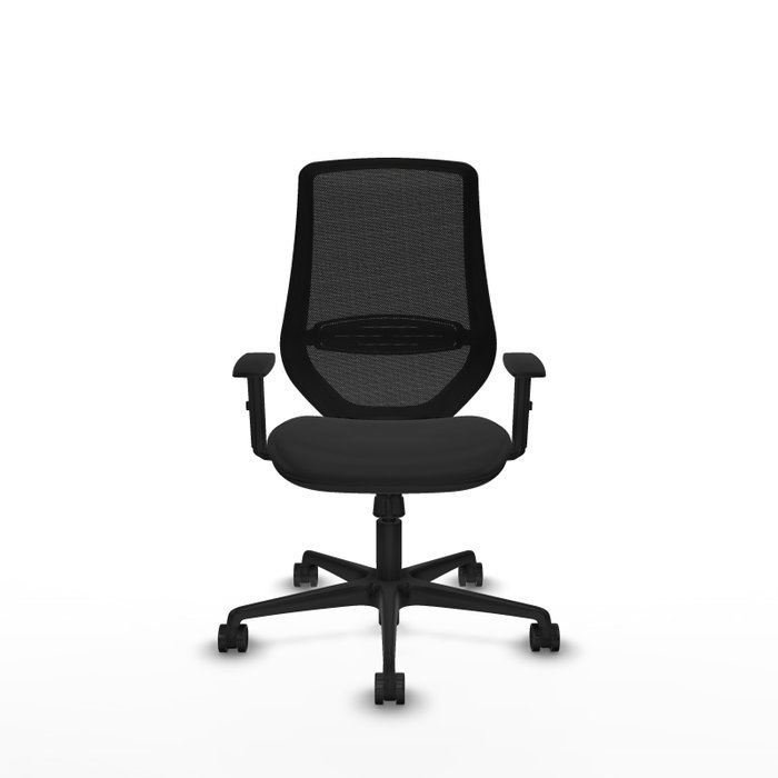 PIQUERAS Y CRESPO Silla de oficina Mardos con mecanismo Sincro, Negro PIQUERAS Y CRESPO Silla de oficina Mardos con mecanismo Sincro, Negro