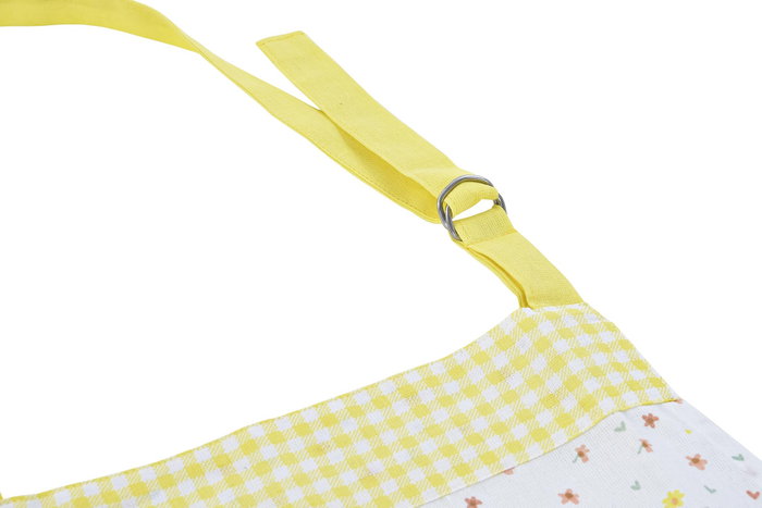 DKD Home Decor Set de 2 Delantales Algodón Vichy Sweet Surtido de 3