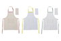 DKD Home Decor Set de 2 Delantales Algodón Vichy Sweet Surtido de 3