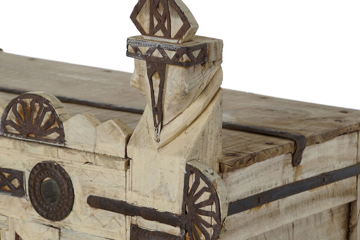 DKD Home Decor Aparador de Teca Damchiya Antiguo Natural