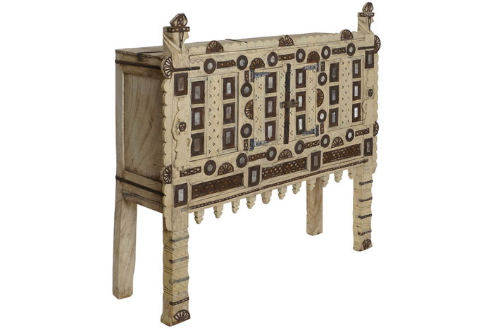 DKD Home Decor Aparador de Teca Damchiya Antiguo Natural