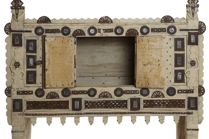 DKD Home Decor Aparador de Teca Damchiya Antiguo Natural