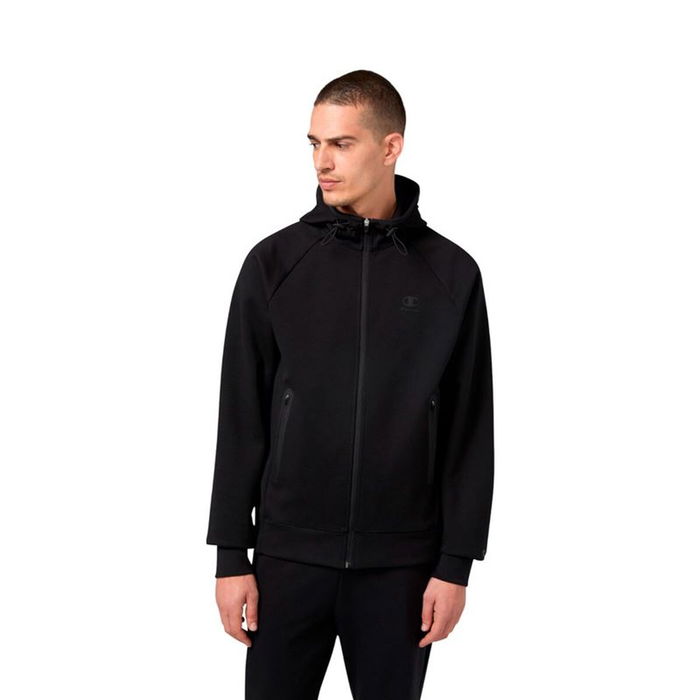 Sudadera con Capucha Hombre Champion C-Tech Negro M Sudadera con Capucha Hombre Champion C-Tech Negro M