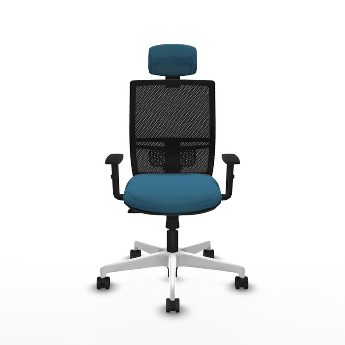 PIQUERAS Y CRESPO Silla de oficina Yunquera con mecanismo Sincro/Traslack Verde petróleo PIQUERAS Y CRESPO Silla de oficina Yunquera con mecanismo Sincro/Traslack Verde petróleo
