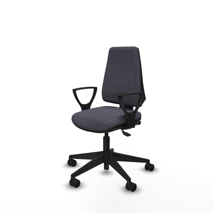 PIQUERAS Y CRESPO Silla de oficina Elche con mecanismo Asincro Gris oscuro PIQUERAS Y CRESPO Silla de oficina Elche con mecanismo Asincro Gris oscuro