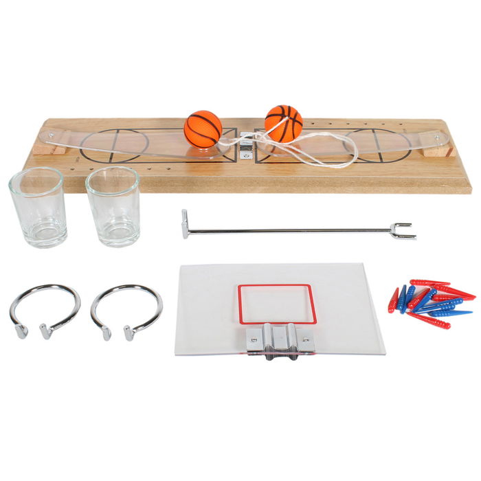 Mister Gadget Juego Beber Baloncesto Jeux Alcohol Madera