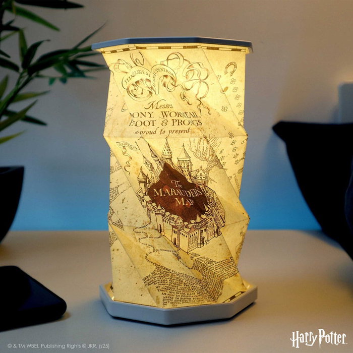 Harry Potter Lámpara plegable Marauders Map 15 cm