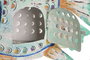 DKD Home Decor Decoración Metal Azul 51x17x39 cm