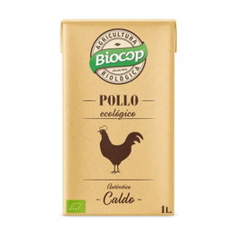 BIOCOP Caldo de pollo auténtico BIO 1lt