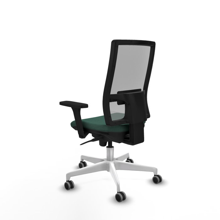 PIQUERAS Y CRESPO Silla de oficina Horna con mecanismo Sincro, Verde botella y Gris PIQUERAS Y CRESPO Silla de oficina Horna con mecanismo Sincro, Verde botella y Gris