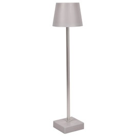 Home Deco Factory Lámpara de Mesa Táctil USB Recargable, Color Gris, para Hogar y Oficina, Iluminación LED