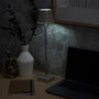 Home Deco Factory Lámpara de Mesa Táctil USB Recargable, Color Gris, para Hogar y Oficina, Iluminación LED