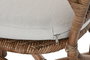 DKD Home Decor Silla Indo 1c25 Marron Ratan 62 x 90 x 52 cm (2 Unidades)