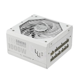 ASUS Fuente Alimentación ATX TUF Gaming 1000W 80 PLUS Gold, Certificación ATX 3.1, Color Blanco, 1000W, Ventilador 135mm, Modular - Referencia: TUF Gaming 1000W Gold White Edition
