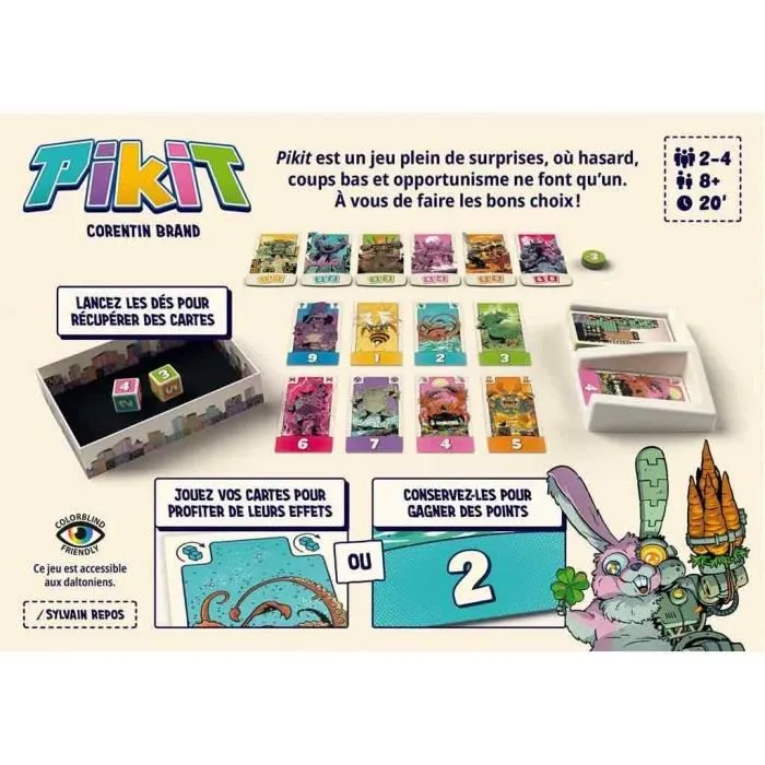 Asmodee Juego de Mesa Pikit Kaijus vs Mechas Estratégico Emocionante Idioma francés REP1713305878627