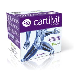 Vital 2000 Cartilvit 90Cap. - Complemento Alimenticio para el Cartílago con Vitamina C - 90 Cápsulas