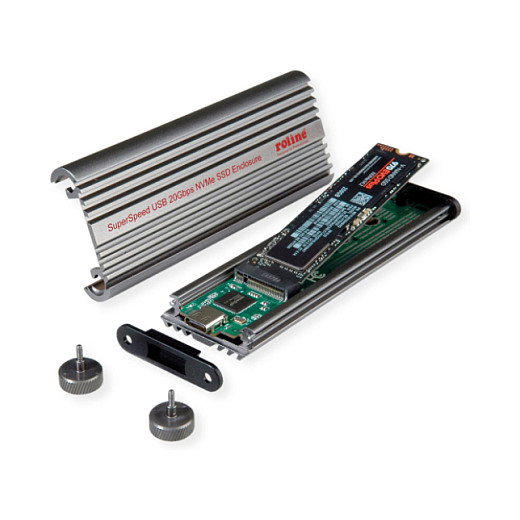 ROLINE Carcasa externa para SSD M.2 NVMe a USB 3.2 Gen 2x2 Tipo C 16.01.4147