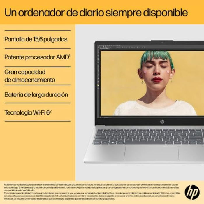 Laptop HP BT7F9EA 15,6" AMD Ryzen 3 7320U 8 GB RAM 512 GB SSD Laptop HP BT7F9EA 15,6" AMD Ryzen 3 7320U 8 GB RAM 512 GB SSD
