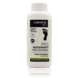 LABNATUR BIO Desodorante Natural de Alumbre en Polvo para Pies 100g
