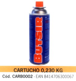 Butsir Cartucho de gas 227 g