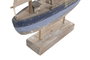 DKD Home Decor Figura LED MDF Barco Pesquero Azul