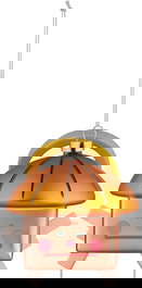 Alessi GJ02 14 Bola de Navidad Cuadrada Vidrio Soplado Decoración Navideña 8.5 cm