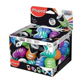 Afilalapiz Maped Clean Grip 1 Uso Expositor De 24