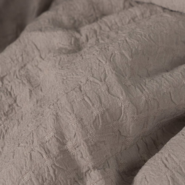 Colcha Taupe Poliester Dormitorio 240 X 260 cm