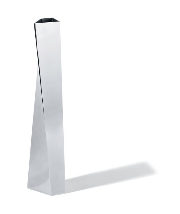 Alessi ZH01 Florero Crevasse Acero Inoxidable 18/10 Diseño Zaha Hadid