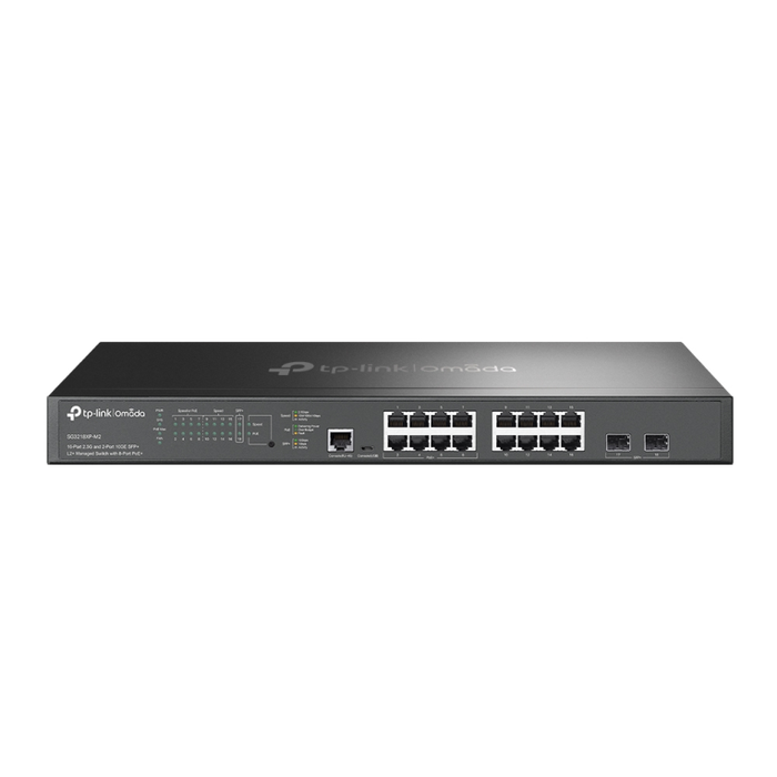 TP-Link Omada SG3218XP-M2 Switch Gestionado L2+ 2.5G Ethernet PoE 1U Negro TP-Link Omada SG3218XP-M2 Switch Gestionado L2+ 2.5G Ethernet PoE 1U Negro