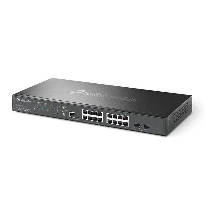 TP-Link Omada SG3218XP-M2 Switch Gestionado L2+ con 16 Puertos 2.5G y 2 SFP+ 10G, PoE 240W