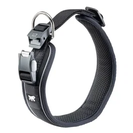 Ferplast Collar de Nylon Genius Negro para Perros, C25-65 (25-65 cm)