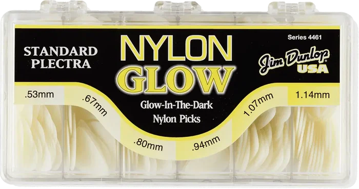 Dunlop Nylon Glow Standard Caja De 216 Ud - 5 Medidas