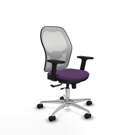 PIQUERAS Y CRESPO Silla de Oficina Jorquera con Mecanismo Sincro/Traslack Morada