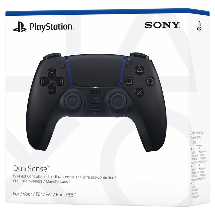 Sony DualSense Wireless Controller PS5 - Mando Inalámbrico Gamepad para PlayStation 5, Negro Midnight Black