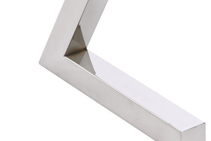 DKD Home Decor Consola Loft Set de 3 Marron Claro Plateado 76 x 110 x 41.5 cm