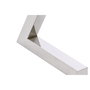 DKD Home Decor Set de Consola y 2 Mesitas Auxiliares Mango y Cromado