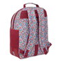 Safta Mochila Escolar Flores Coimbra Burdeos 42x32x15 cm
