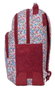 Safta Mochila Escolar Flores Coimbra Burdeos 42x32x15 cm