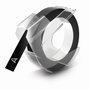 Dymo Cinta de Etiquetas 3D 9 mm x 3 m Negro Brillante