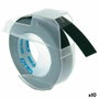 Dymo Cinta de Etiquetas 3D 9 mm x 3 m Negro Brillante