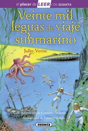 SUSAETA EDICIONES, Veinte mil leguas de viaje submarino, Julio Verne - SUSAETA EDICIONES