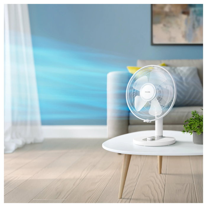 Philips Ventilador de sobremesa 1000 Series, Blanco Philips Ventilador de sobremesa 1000 Series, Blanco