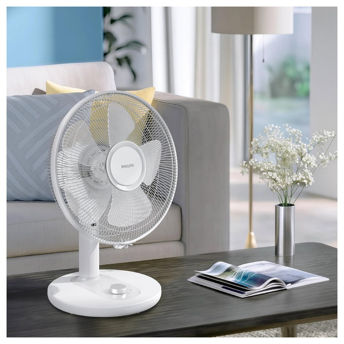 Philips Ventilador de sobremesa 1000 Series, Blanco Philips Ventilador de sobremesa 1000 Series, Blanco