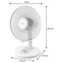 Philips Ventilador de sobremesa 1000 Series, Blanco